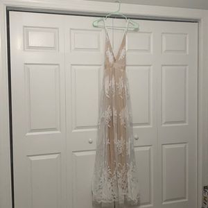 In Any Event White Maxi Dress - Ever After - NWOT - Size S